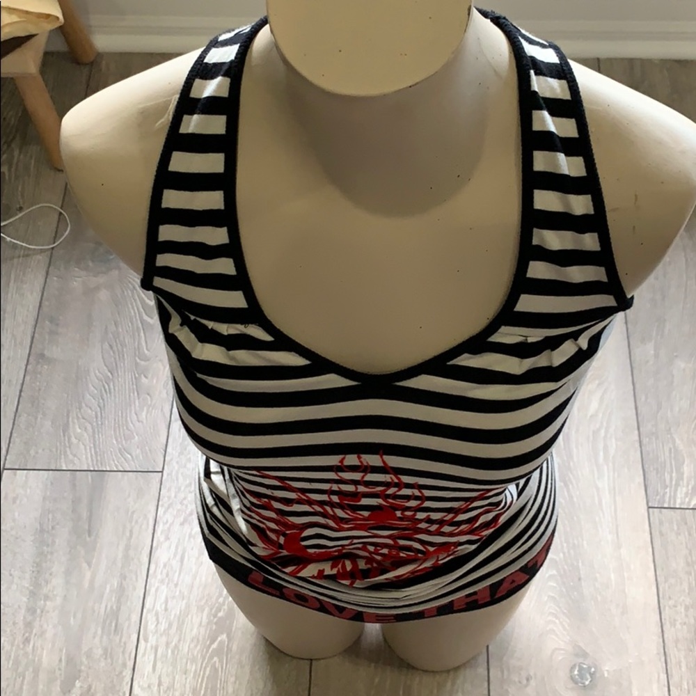 Tank style top.